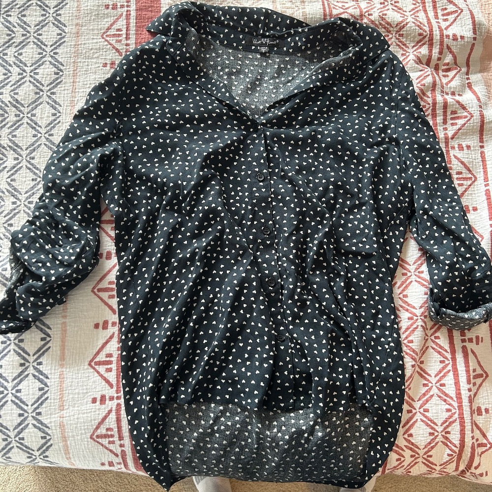 Nordstrom Black Blouse